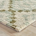 thumbnail image 2 of Dash & Albert Diamond Cove Hand Tufted Wool Rug, 2' 6" x 8', Green, 2 of 5