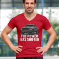 thumbnail image 4 of 702 HP Power Pickup Truck Men's V-Neck T-shirt American 4x4 Offroad 1500 V8 Performance, 4 of 7