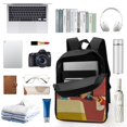 thumbnail image 3 of El Nuevo Groove del Emperador-theme Backpack, Campus style schoolbag Bookbag with Adjustable Shoulder Straps And Large Zip Compartment, Unisex Travel Bags., 3 of 6