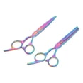thumbnail image 3 of Hairdressing Scissors, Hair Cutting Scissors Off Set Grip 2 Pieces Stainless Steel  For Barber Shop, 3 of 8