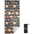 thumbnail image 2 of SKYSONIC Beach Towels 30"x60", Mushrooms Camping Towels Vegetables Brown Sand Free Beach Towel, Large Beach Towels Quick Dry Bath Travel Towels Pool Yoga Beach Mat for Men Women, 2 of 7