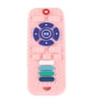 thumbnail image 2 of Juguete de dentición de silicona con forma de TV para bebés y niños pequeños, color rosa, 2 of 14