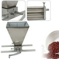 thumbnail image 2 of 2 Roller Manual Barley Mill Grinder Stainless Steel Malt Grain Crusher Home Brew Beer Mill, 2 of 9