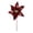 Wine, variant on White Artificial Flower with Handcrafted Gold Glitter, Elegant Christmas Tree Decorations for Home, Floral Christmas Ornament