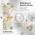 thumbnail image 3 of Bath Tub Mat Non Slip Anti Mold For Bpa Free Incl Hooks -  Sea Animals 40x16 200 Suction Cups Machine Washable Eu Certified, 3 of 7