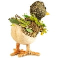 thumbnail image 6 of Northlight Standing Duck Figureine with Floral Wreath - 5.75" - Brown and Ivory, 6 of 7