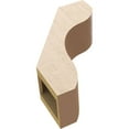 thumbnail image 6 of Ekena Millwork 5"W x 12"D x 16"H Stanfield Rough Cedar Woodgrain TimberThane Knee Brace, Primed, 6 of 6