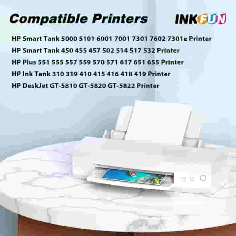 INK4U 31 32 XL 32XL Encre Compatible avec pour Smart Tank 7005 7006 7305 7306 7605 5105 pour Smart Tank Plus 455 515 559 570 655 750 INK4U 31 32 XL 32XL Encre Compatible avec pour Smart Tank 7005 7006 7305 7306 7605 5105 pour Smart Tank Plus 455 515 559 570 655 750