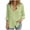 Green, variant on HAiming Women’s Linen Button down Dress Shirts Long Sleeve Solid Color Blouses Lapel Collar Casual Tops