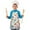 Colorful Dinosaur Pattern-1, variant on Colorful Dinosaur Pattern with Leaves Kids Aprons for Girls and Boys,Adjustable Neck Strap Toddler Aprons for Kids Cooking Baking