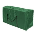 thumbnail image 2 of veasfak Sac de Rangement pour Arbre de Noël Matériau Oxford Conteneur de Rangement de Noël Robuste (Vert) 173x76x51cm, 2 of 9