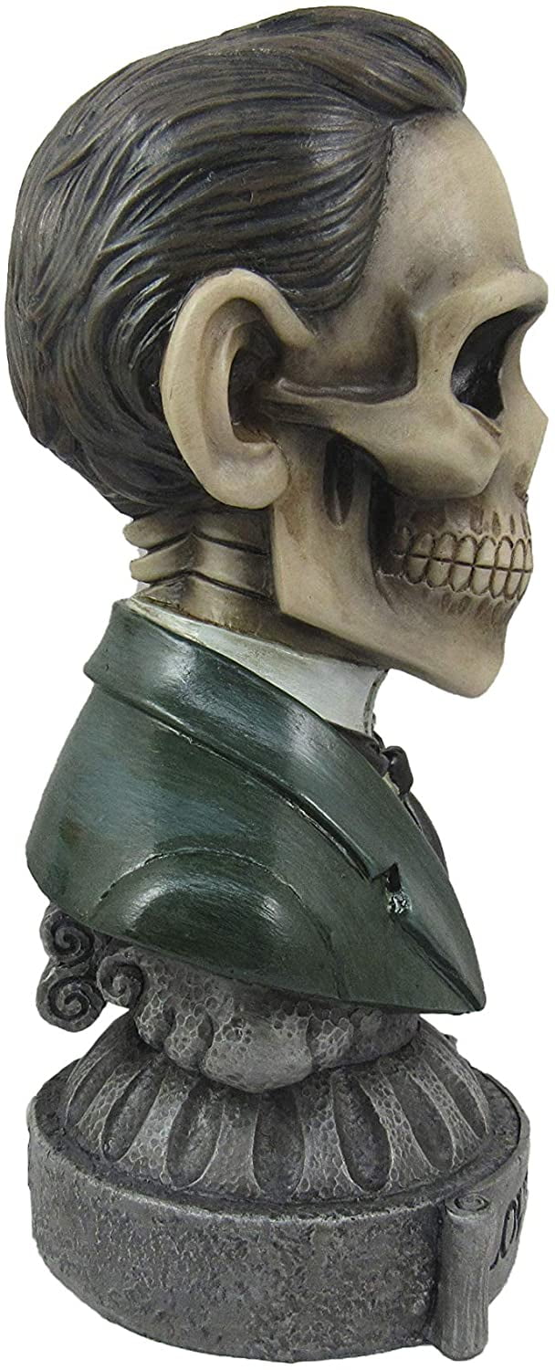 Horror Gifts Ideas Zombie Gifts Horror Decor Halloween Decor Shakespeare Goth Room World of Wonders Dead Authors Bust Computer Decorations Desk Ideas Statue 