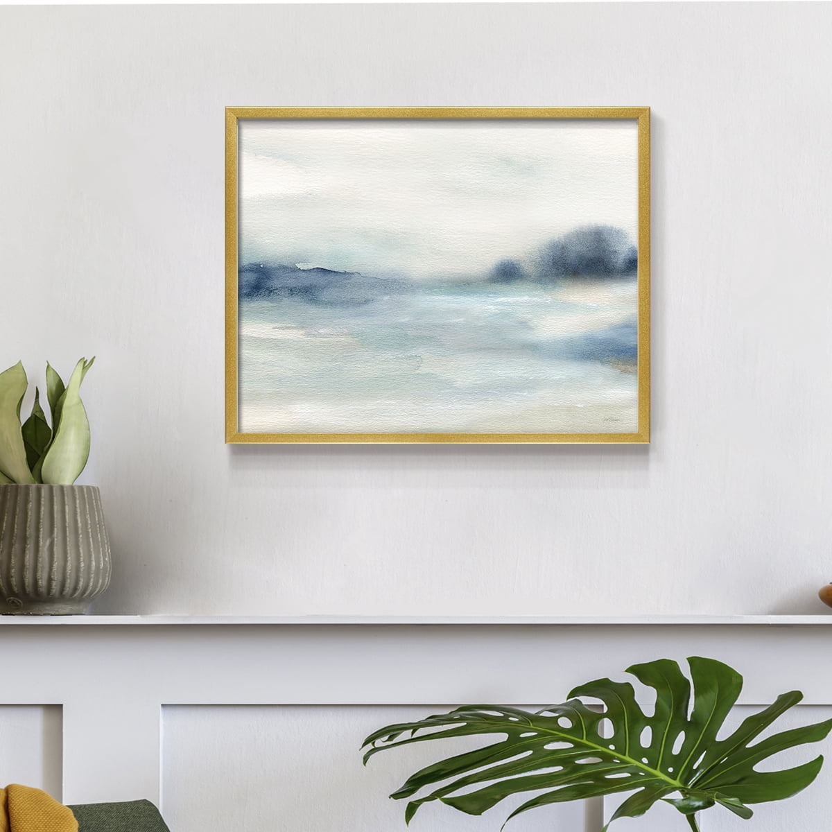 Simply Soft Morning by Carol Robinson - Restickable Framed Giclée Print