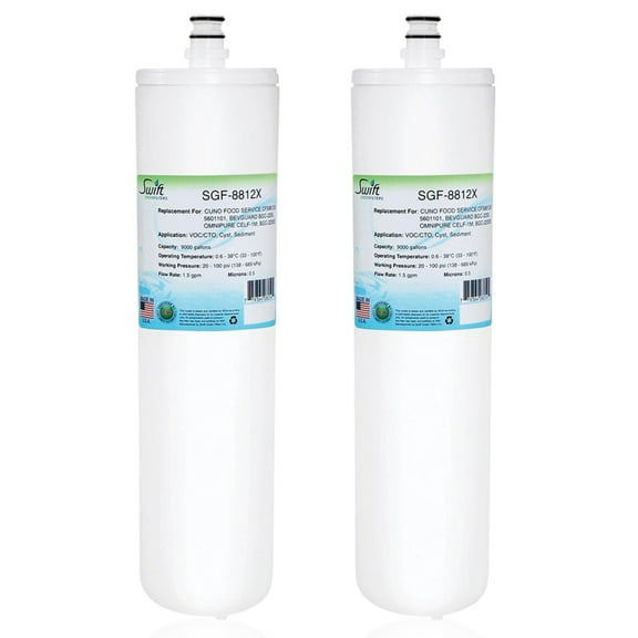 Swift Green Filters SGF-8812X Compatible Commercial Water Filter for CFS8812X, 5601101, BGC-2200, BGC-2200S , Made in USA (Pack of 2)