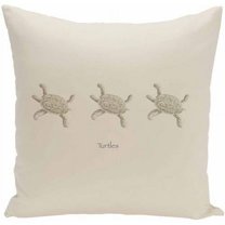 Simply Daisy Coastal Print Decorative Pillow, 16" x 16"