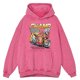 thumbnail image 4 of Sudadera con capucha retro desgastada para hombre, estilo hip hop, estilo club Champ 67, informal, de gran tamaño, 100 % algodón, 4 of 5