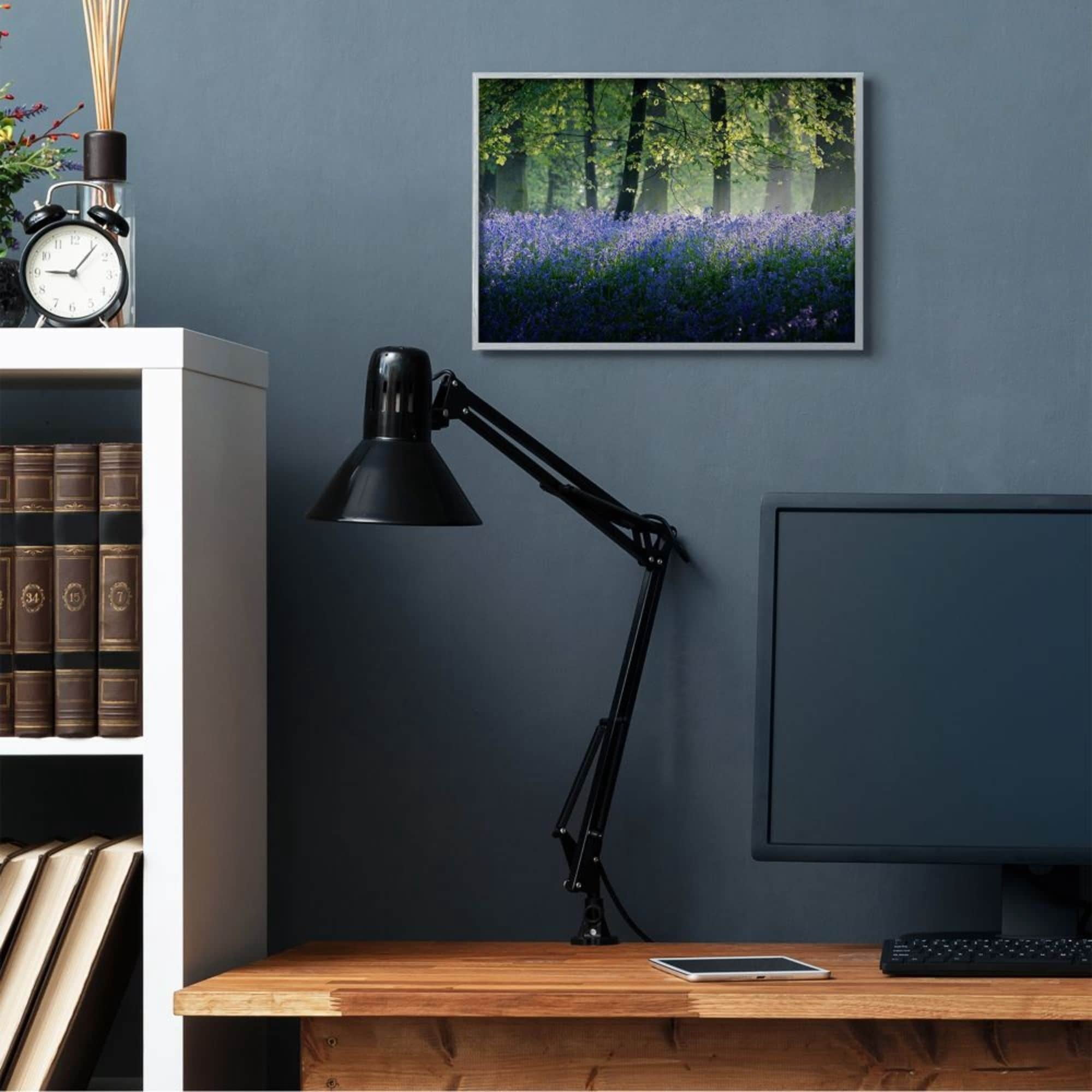 Stupell Industries Floral Lavender Field Morning Tree Forest Light Design by Adelino Goncalves