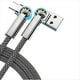 thumbnail image 1 of Cable de Datos USB Tipo C de Carga Rápida con Codo Giratorio de 180 Grados para Juegos, Carga de Teléfono Móvil, 1,5 M, 1 of 6