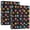 Colorful Polka Dots, variant on Haosy Hardcover 3 Ring Binder 1.5 Inch Ring Decorative Binder Organizer for Home School Office, Abstract Squares
