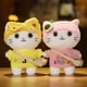 thumbnail image 1 of 30cm Cartoon Lalafanfan Cat Plush Toy Stuffed Animal Plushie Cat with Clothes Plush Soft Toys Cats Doll Kids Girls Birthday Gift zhangyuxiang LED, 1 of 2
