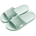 thumbnail image 1 of Zapatilla de ducha para mujer, para uso en interiores, antideslizante (verde) (6/7 UK), 1 of 4