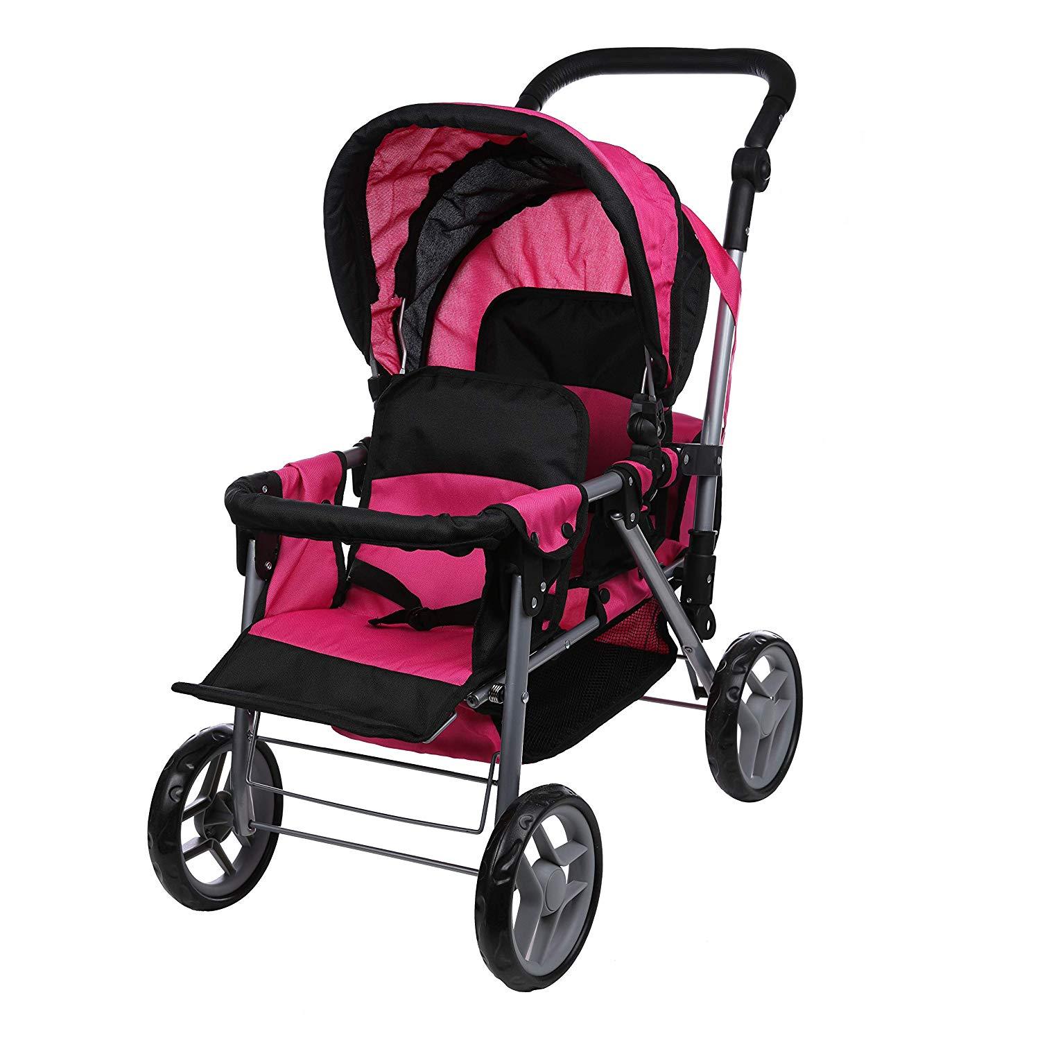 mommy and me twin doll stroller