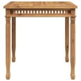 thumbnail image 3 of vidaXL Garden Dining Table 80x80x80 cm Solid Teak Wood, 3 of 4