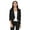 Black, variant on Women's 3/4 Sleeve Open Front Casual Cardigan Blazer Jacket