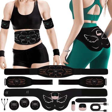 Docreld Electronic Muscle Stimulator Set for Women, 2025 NEW Buttocks, Arms, Abdomen, Abs Stimulator Muscle Toner, Ab Machine Trainer for All Body, Fitness Strength Training Workout Equipment for