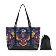 thumbnail image 7 of FORMRS Canvas Laptop Tote Bag for Women with 15.6" Computer Compartments Shoulder Handbag, Geometric Eagle, 7 of 7