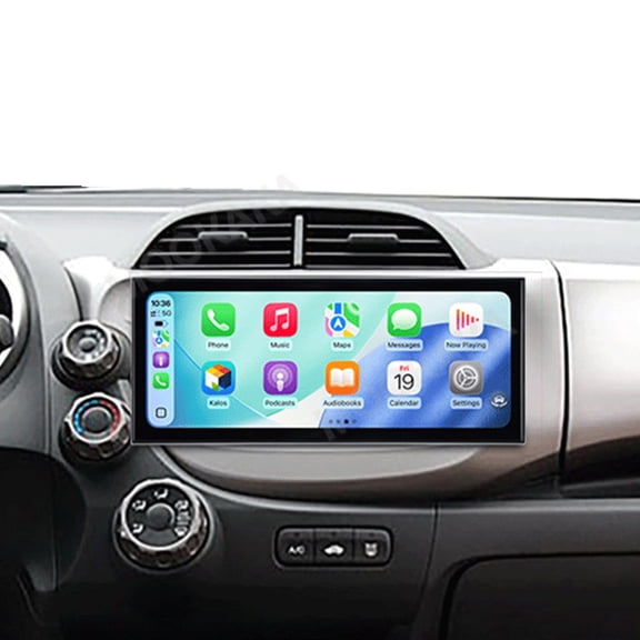 MOOKAKA 15.8" Smart Display Radio Audio Media Player for Honda Fit Jazz 2007-2014 Car Navigation GPS Upgrade Headunit Android Replacement 1080P Screen Carplay Accessories