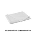 thumbnail image 3 of Kabnic Oversized King Flat Sheet 250x230 - Extra Wide Fit for King/Texas King Beds, Double Brushed 1800 Microfiber, Ultra Soft & Durable, Top Sheet Only (White), 3 of 8