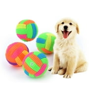Flashing Bouncy Volleyball Ball LED Light Hedgehog Bouncing Pet Dog Chew Toys multicolour