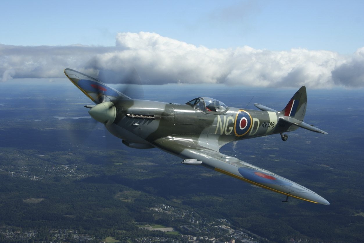 Stocktrek Supermarine Spitfire Mk.XVI Glossy Poster - Walmart.com