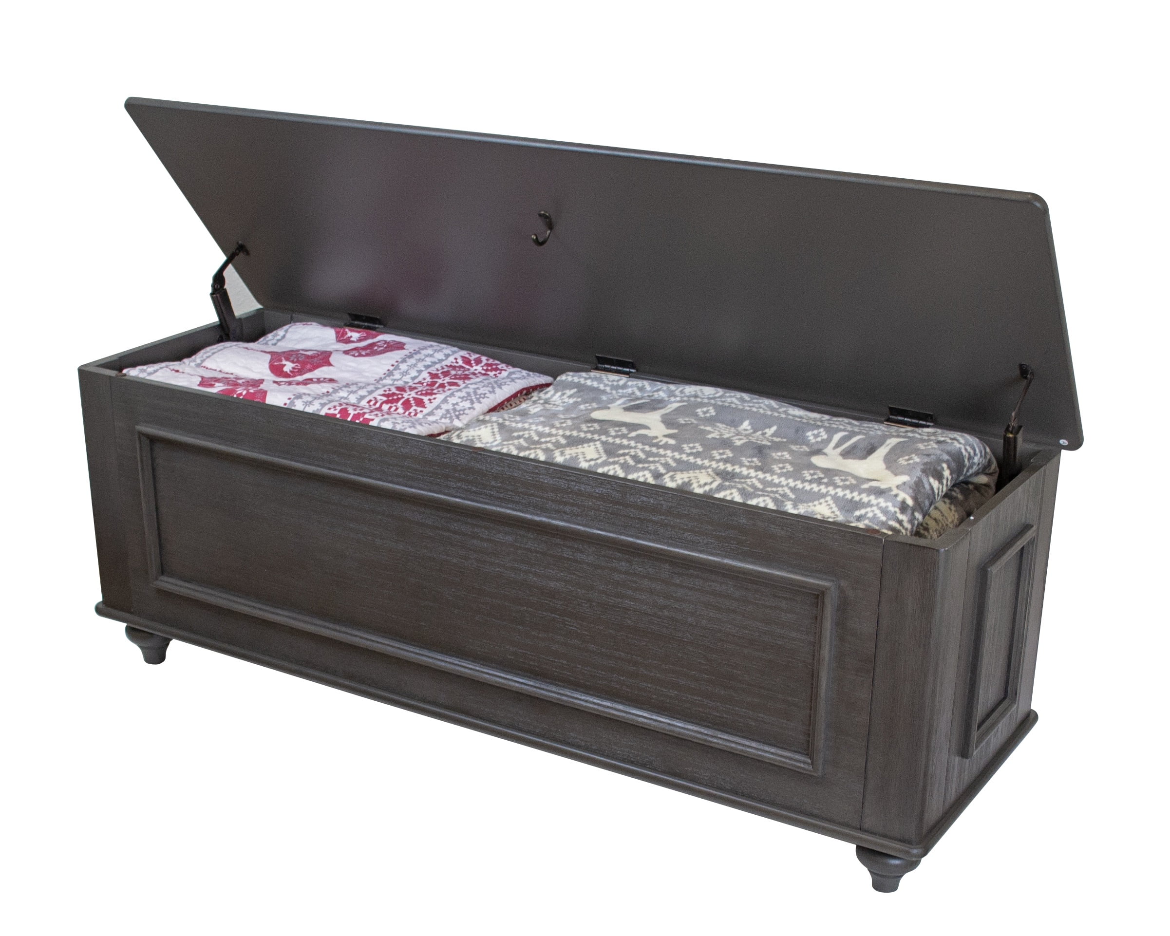 American Furniture Classics Model 548 Hope Chest Bench with Gun Concealment Grey