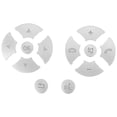 thumbnail image 1 of Car Interior Steering Wheel Button Switch Trim Cover Sticker for C E S Class W204 W212 W221 X204 C2, 1 of 5