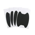 thumbnail image 1 of 4Pcs Universel Fibre de Carbone Auto Porte Poignée Film Autocollants Voiture Poignée Anti-Rayures Autocollants, 1 of 7
