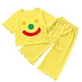 thumbnail image 2 of BOOMNY Child Girls Pajamas Sets 2 Peice Cartoon Graphic Long Sleeve Sleepwear Tops Pants Pjs Set for Kids Cozy Loungewear Homewear, 2 of 3