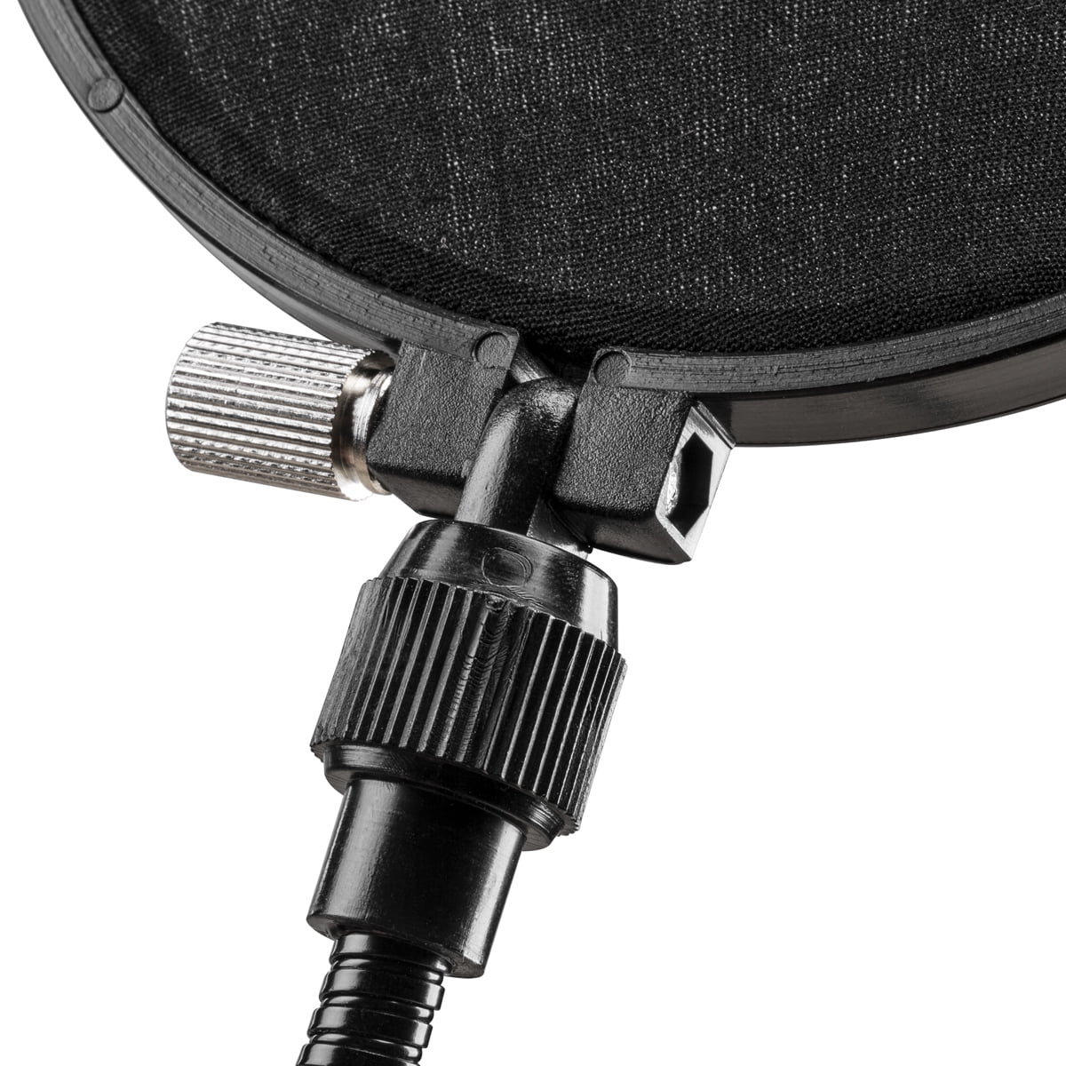 H&A Professional Microphone Pop Filter Mask Shield For Blue Yeti and Any Other Microphone, Dual Layered Wind Pop Screen With adjustable knob and  Flexible 360° Gooseneck Stabilizing Arm
