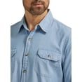 thumbnail image 2 of Camisa Wrangler Authentics de manga larga, clásica, tejida en cambray claro, 2 of 2