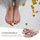thumbnail image 3 of unbranded 1Par Zapatillas De Piso Antideslizantes En Púrpura Para Uso Interior Y Exterior, 3 of 6