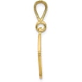 thumbnail image 2 of Solid 10k Yellow Gold Initial O Pendant, 2 of 5