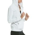 thumbnail image 2 of Women’s Full Zip Up Hoodie with Packets Lightweight Cotton Blend Drawstring Regular & Plus Size Casual Zipper Hooded Sweatshirt Womenswear Activewear, 2 of 3