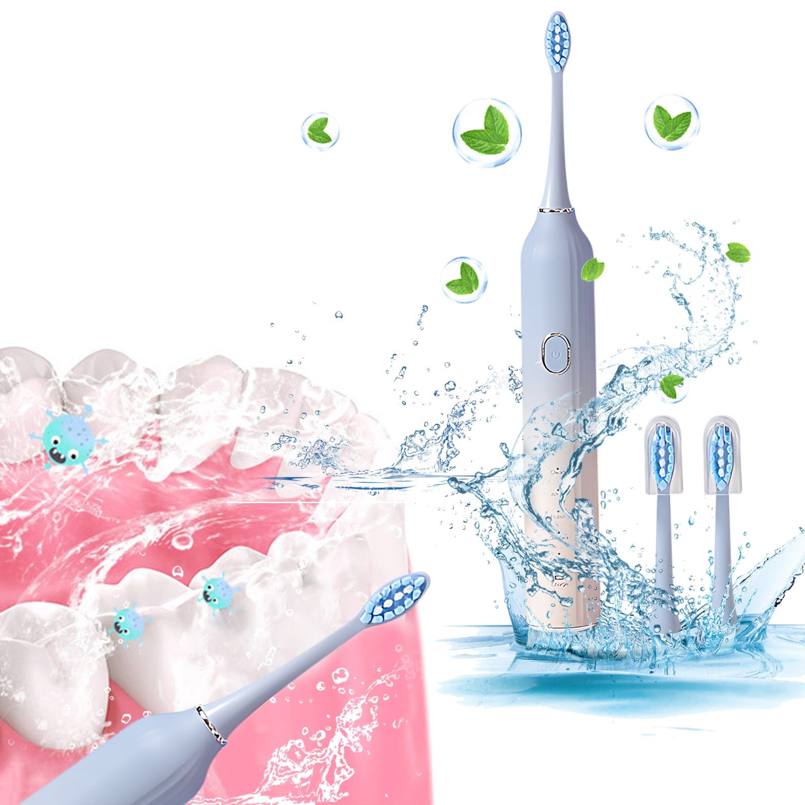 Electric Toothbrush With Magnetic Levitation Motor, Multi-Frequency Vibration, 5 Modes, 3 Strengths, 1.4 Million Vibrations Per Minute, High-Quality Bristles, 2000mAh Battery, Long Runtime