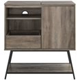 thumbnail image 1 of Bonnie 30" Armoire d'Accent Lecteur de Disque en Gris Lavable, 1 of 5
