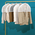 thumbnail image 6 of Clothing Dust Cover Home PEVA Transparent Hanging Pocket Coat Dust Covered Sleeve Clothes Half -Body Dust Cover, 6 of 7