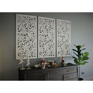 VIMA Avines 48"L x 24"W x 3/8" Thick PVC Private Screen Fence Decorative Wall Panels