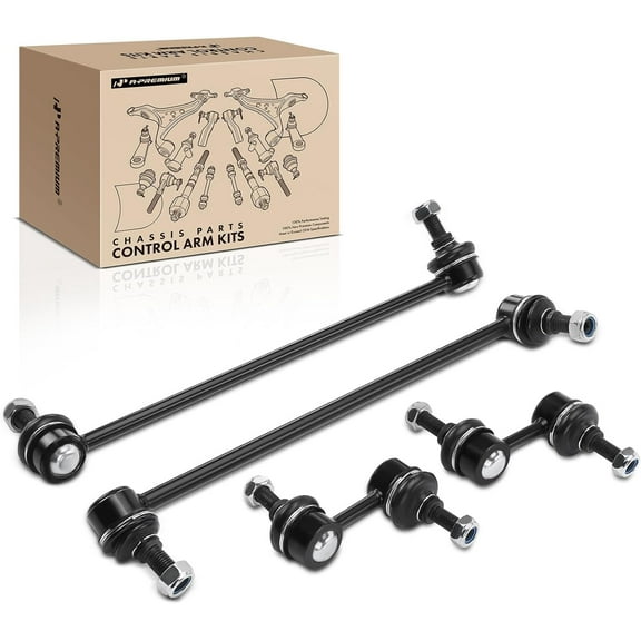 A-Premium 4Pcs Front and Rear Sway Bar Link Stabilizer Link Kit Compatible with Kia Sedona 2006-2012 2014 & Hyundai Entourage 2007-2009