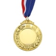 thumbnail image 3 of Uxcell Blank Award Medals, 10 Pack Gold Award Medals with Ribbon, Make Your Medals Kit, 3 of 7