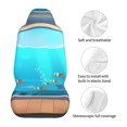 thumbnail image 5 of Yiaed Underwater Aquarium Arches Print Car Seat Covers,Universal Auto Seats Protector Fits for Car,SUV Sedan,Truck,Automotive Seat Covers & Accessories(Two packs), 5 of 7